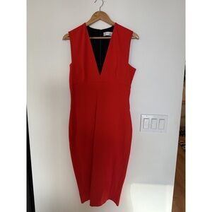 Victoria Beckham Red Dress US 10
